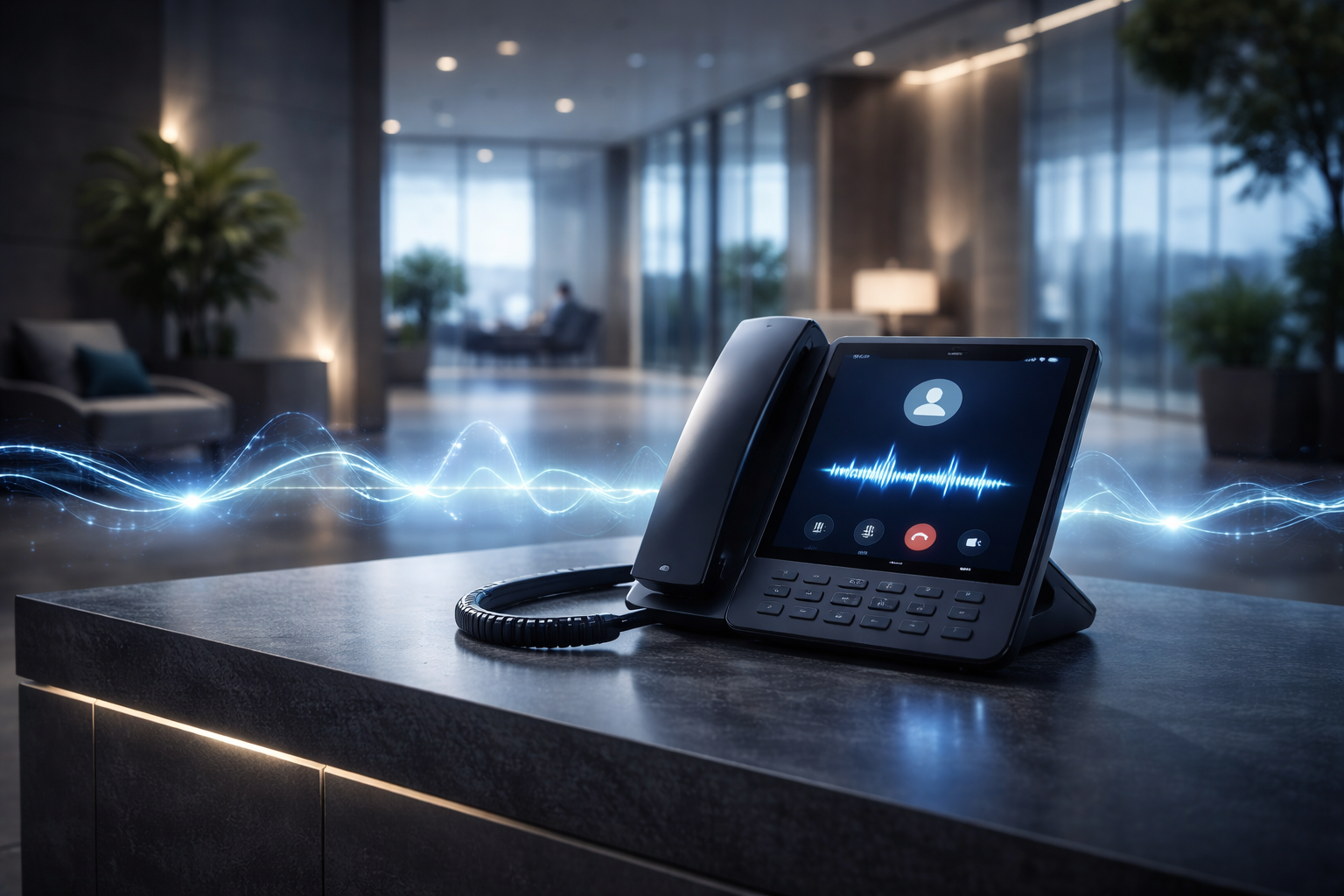 Sesli yapay zeka ile cagrilari yoneten isletme santrali