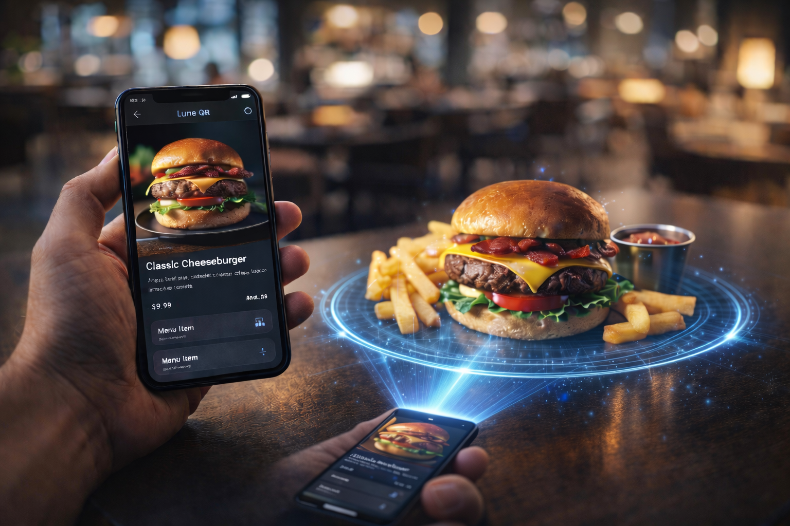 Lune QR ile dijital menu ve urun deneyimi